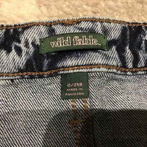 Highest Rise Jean Shorts Womens Size XS